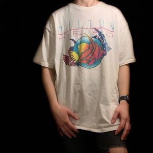 Vintage 1992 Hilton Head Fish Shirt